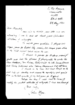 Click to see a close up of the letter