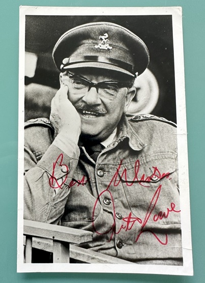Dad's Army Dads Arthur Lowe Signed photo