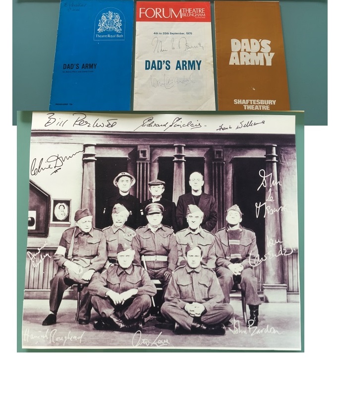 Dads Army 1975 theatre program Billingham LE MESURIER LAVENDER