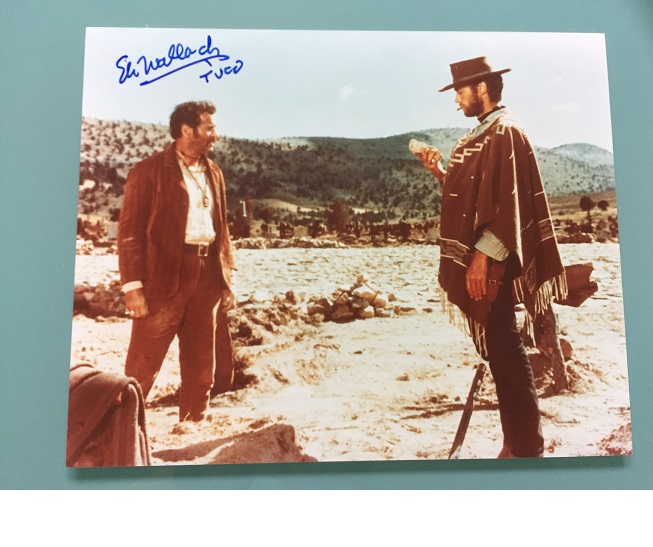 Eli Wallach The Good The Bad & The Ugly TUCO signed photo 6 rare