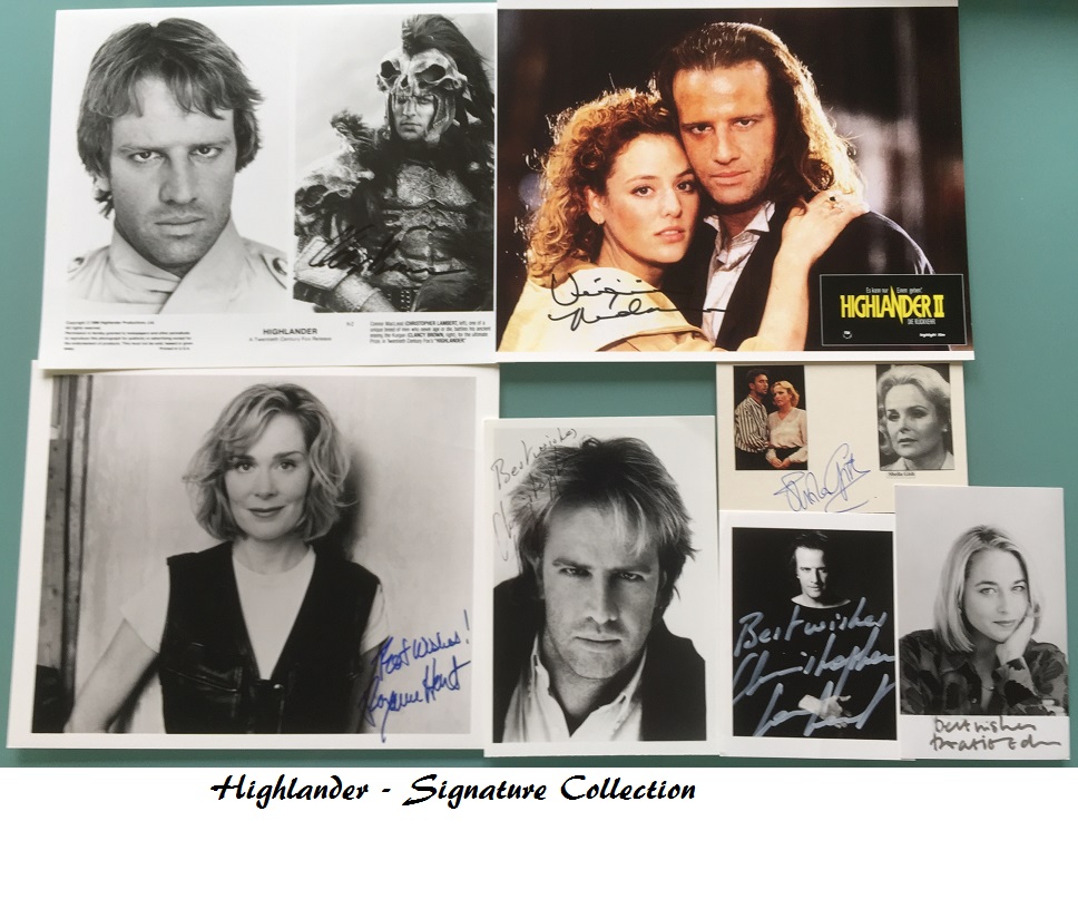Highlander Christopher Lambert EDNEY Signed collection #3 UACC