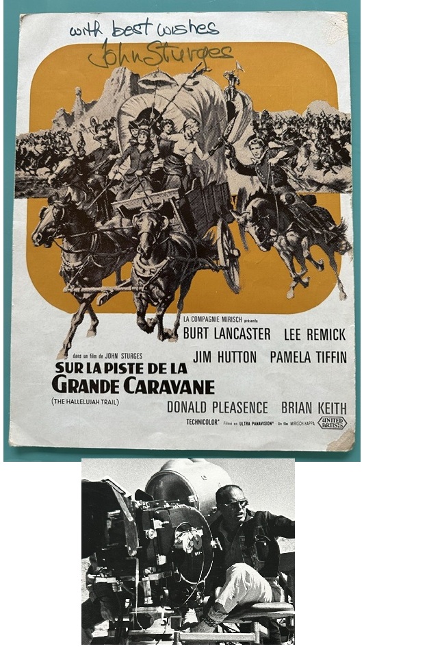 The Great Escape Director JOHN STURGES signed poster