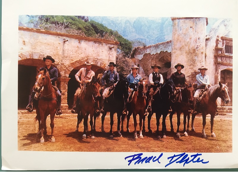 The Magnificent Seven BRAD DEXTER signed photo