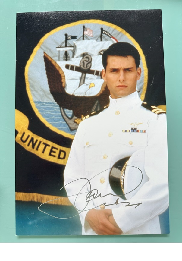 Top Gun Tom Cruise signed photo MAVERICK UACC RD #5