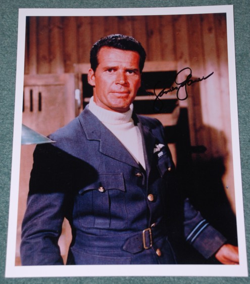 THE GREAT ESCAPE James Garner 1963 signed photo RARE colour